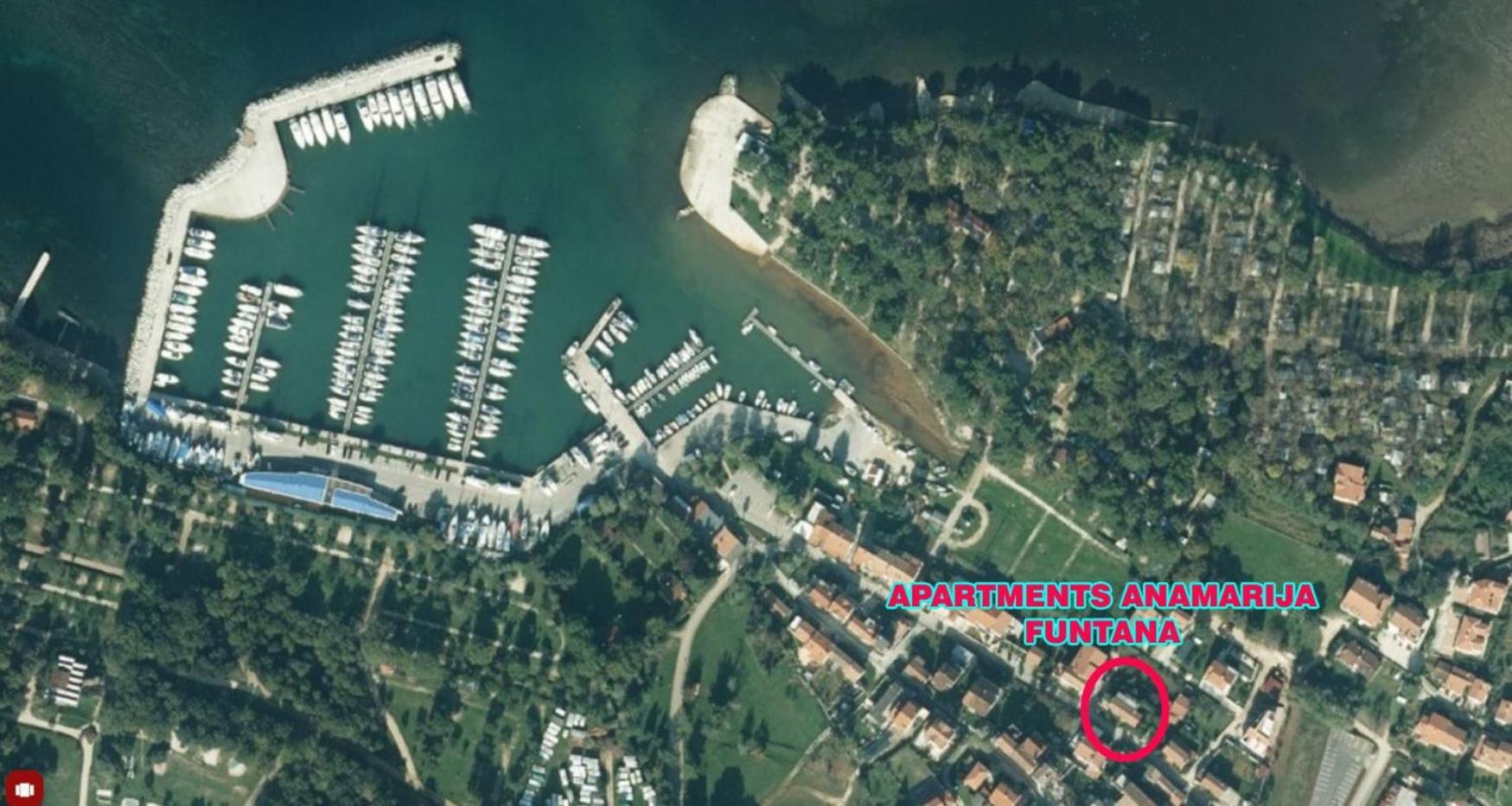 Anamarija Apartments Near The Beach And The Fantastic Adria Sea With Over 10 Small Islands Close By Фунтана Екстер'єр фото