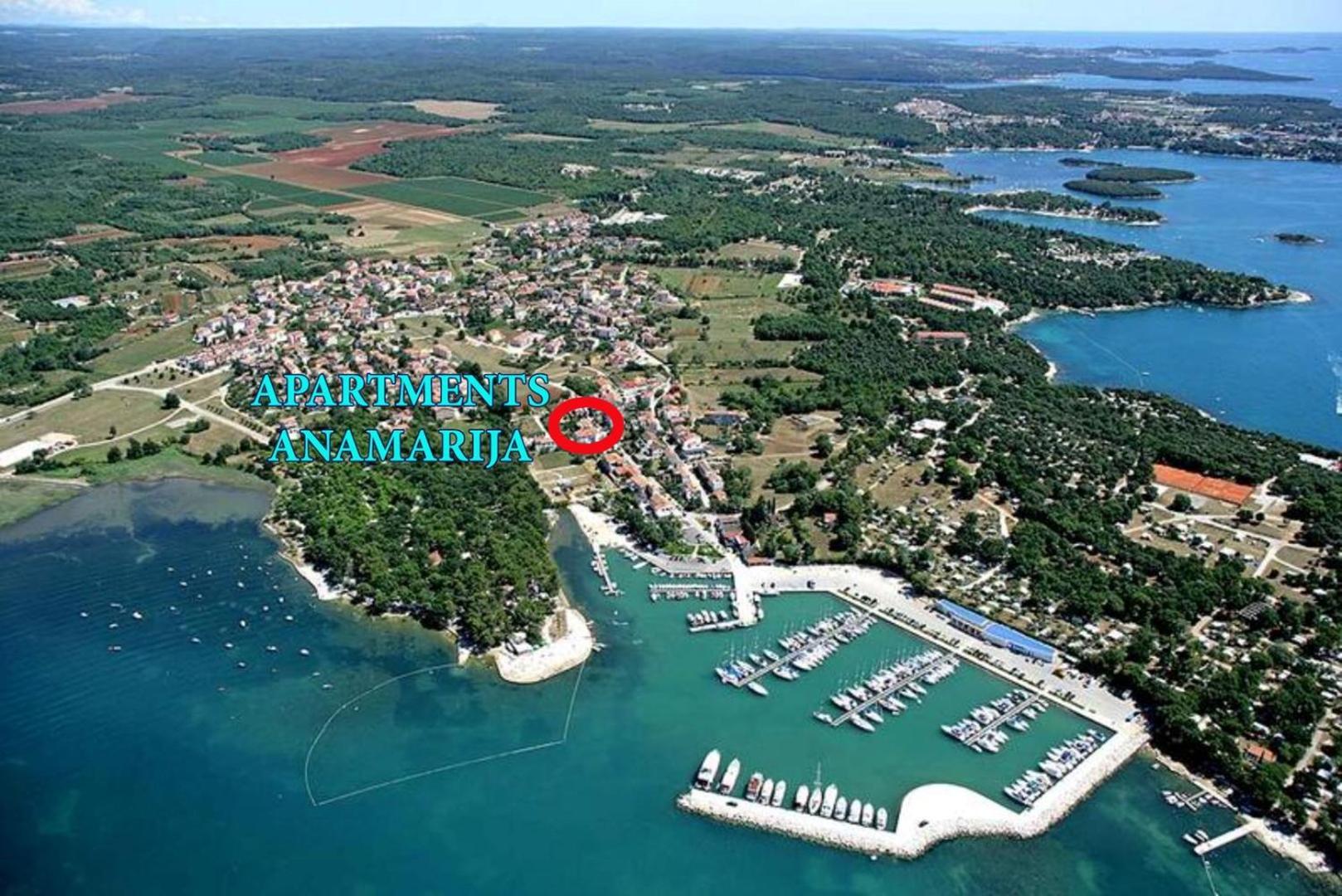 Anamarija Apartments Near The Beach And The Fantastic Adria Sea With Over 10 Small Islands Close By Фунтана Екстер'єр фото